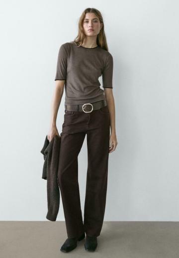 Прямые джинсы