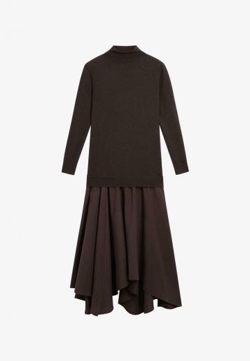 Вязаное платье