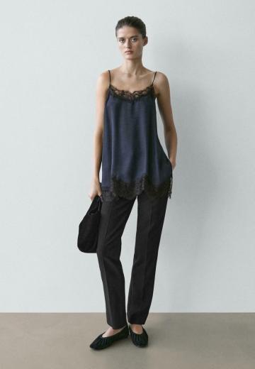 Топ на бретельках