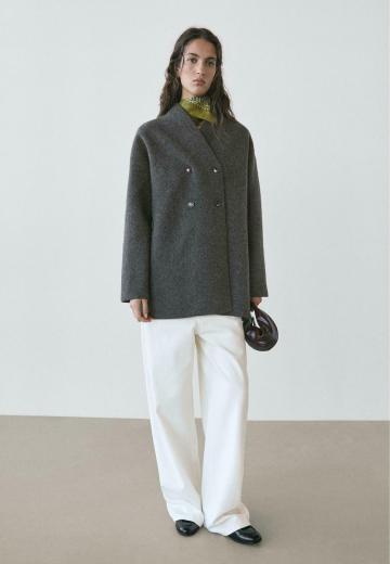 Шерстяное пальто