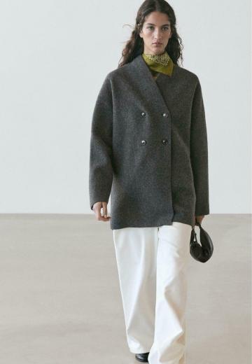Шерстяное пальто