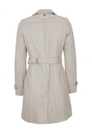 Кожаное пальто