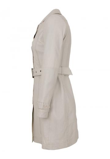 Кожаное пальто