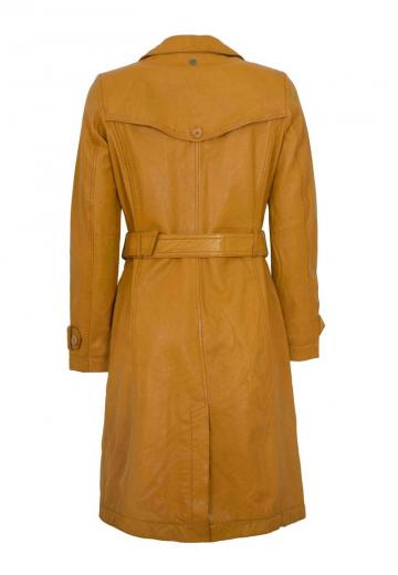 Кожаное пальто