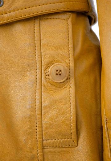 Кожаное пальто