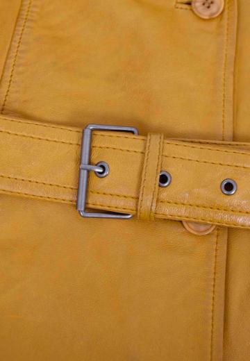 Кожаное пальто