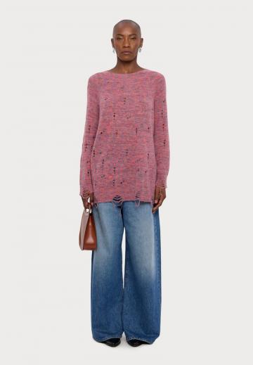 Длинный пуловер