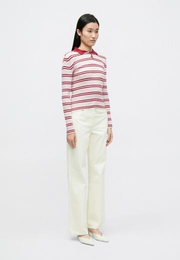 Пуловер в полоску