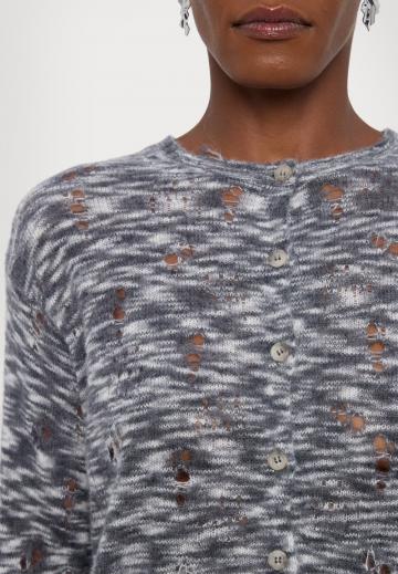 Вязаный жилет