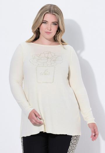 Длинный пуловер