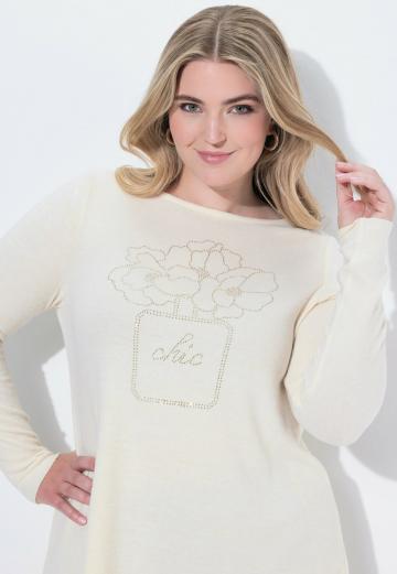 Длинный пуловер