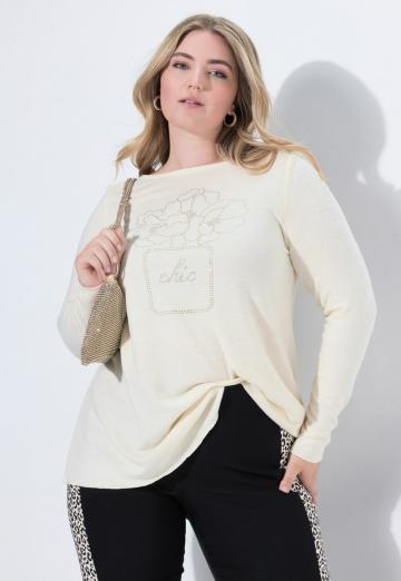 Длинный пуловер