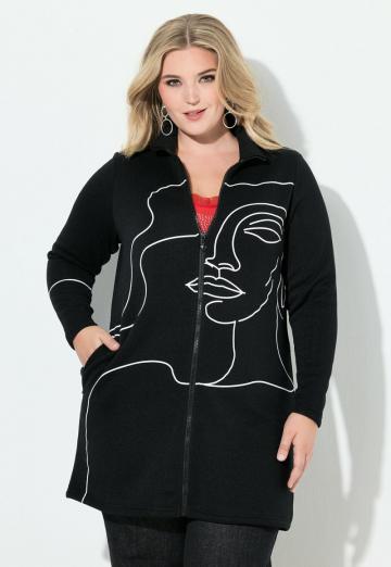 Длинный жилет