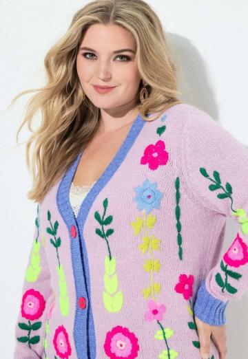 Длинный кардиган