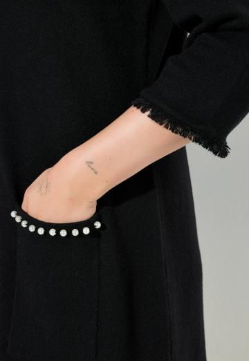 Вязаное платье