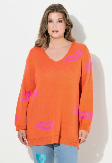 Длинный пуловер