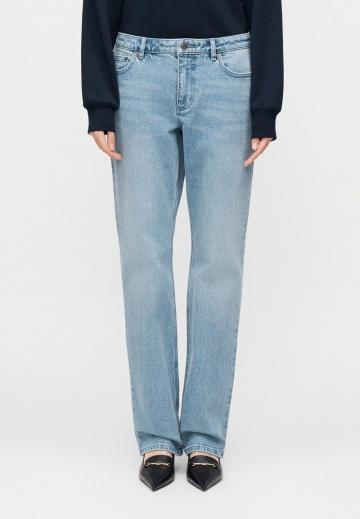 Прямые джинсы