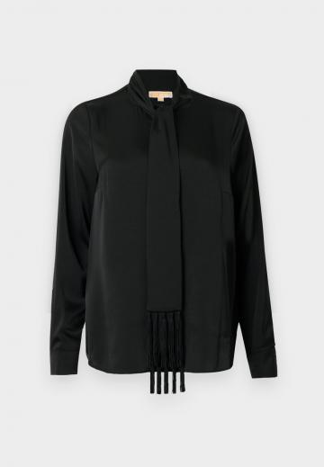 Атласная блузка