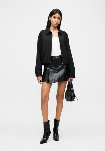 Кожаная юбка