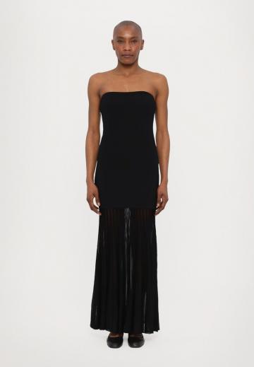 Платье без бретелек