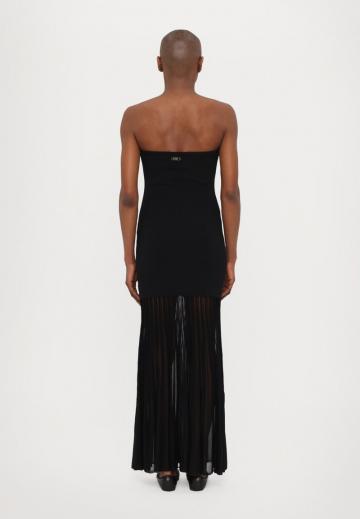 Платье без бретелек