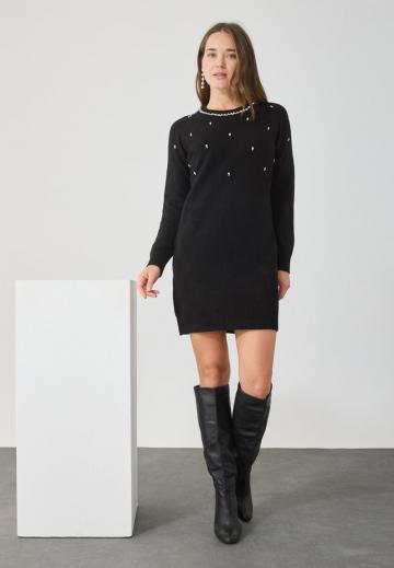 Вязаное платье