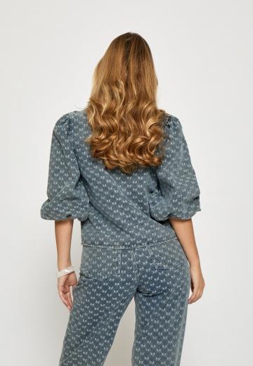 Джинсовая блузка