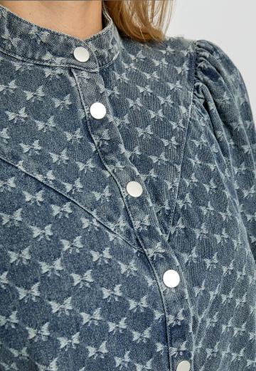 Джинсовая блузка