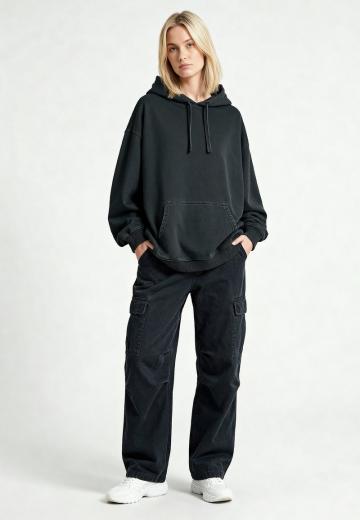 Пуловер с капюшоном