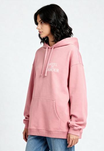 Пуловер с капюшоном