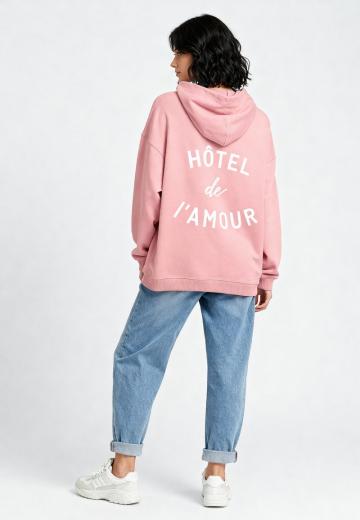 Пуловер с капюшоном