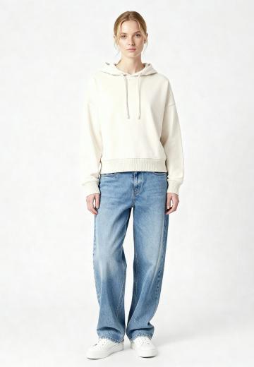 Пуловер с капюшоном