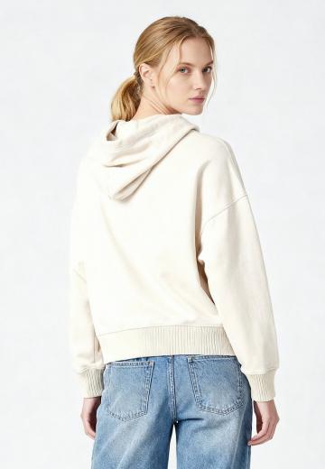 Пуловер с капюшоном
