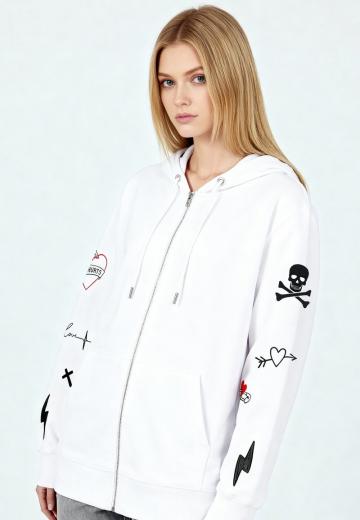 Пуловер с капюшоном