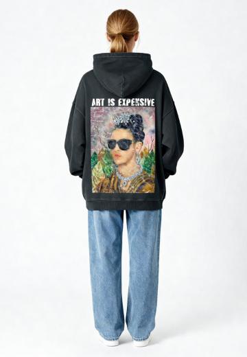 Пуловер с капюшоном