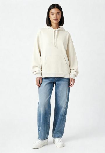 Пуловер с капюшоном