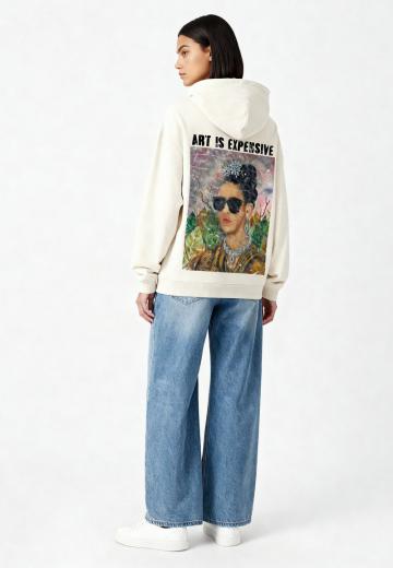 Пуловер с капюшоном