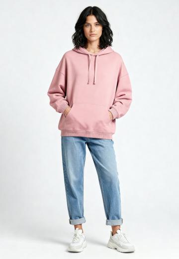 Пуловер с капюшоном