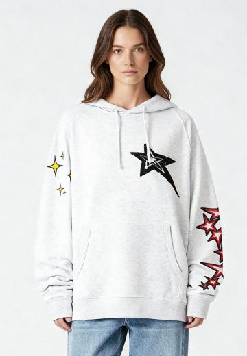 Пуловер с капюшоном