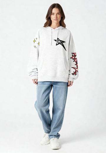 Пуловер с капюшоном