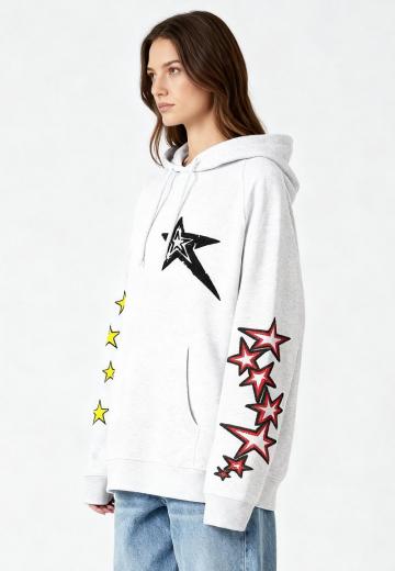 Пуловер с капюшоном