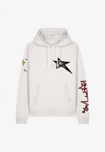 Пуловер с капюшоном