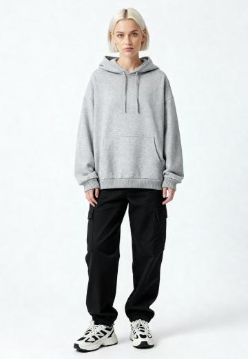 Пуловер с капюшоном