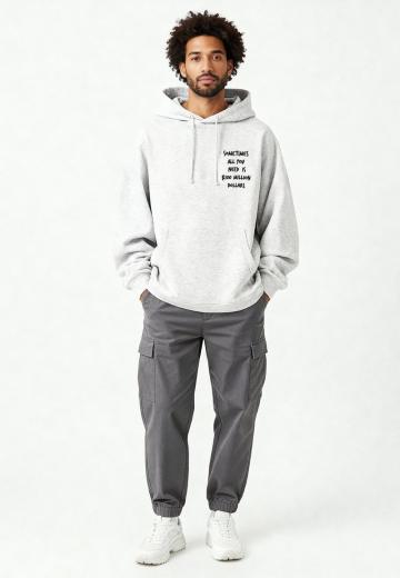 Пуловер с капюшоном