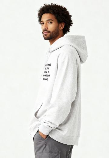 Пуловер с капюшоном