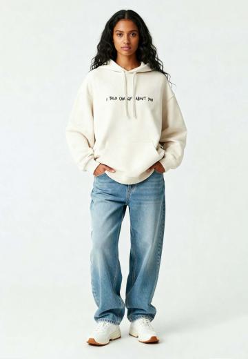 Пуловер с капюшоном