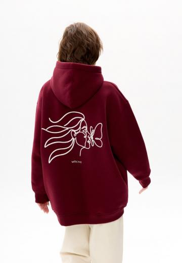 Пуловер с капюшоном