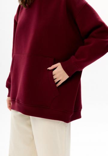 Пуловер с капюшоном