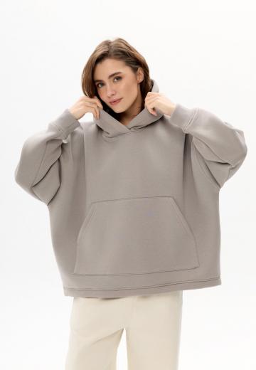 Пуловер с капюшоном