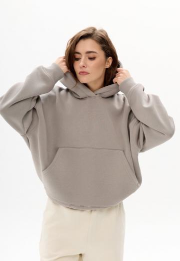 Пуловер с капюшоном